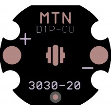 MTN 3030 20mm Copper MCPCB